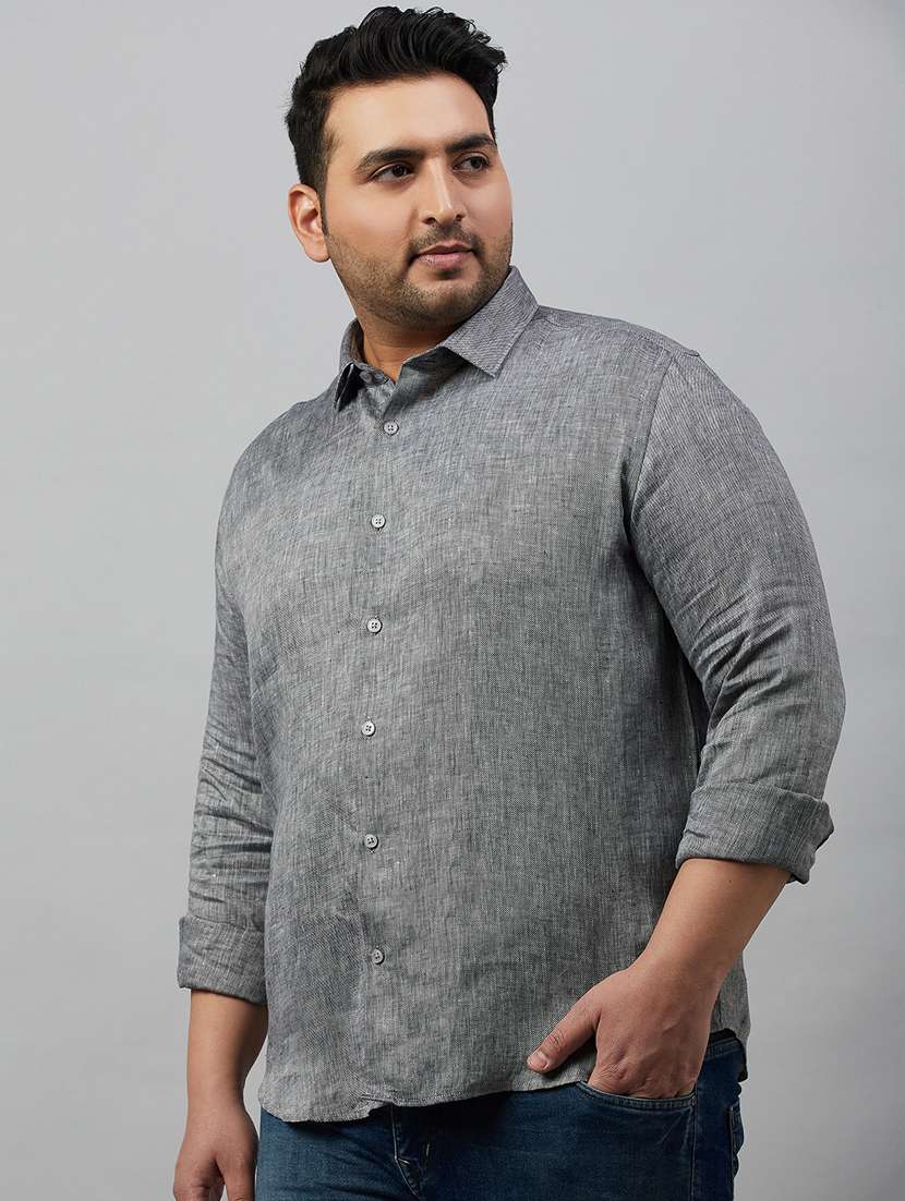 mens self design casual shirt - 19482863 -  Standard Image - 1