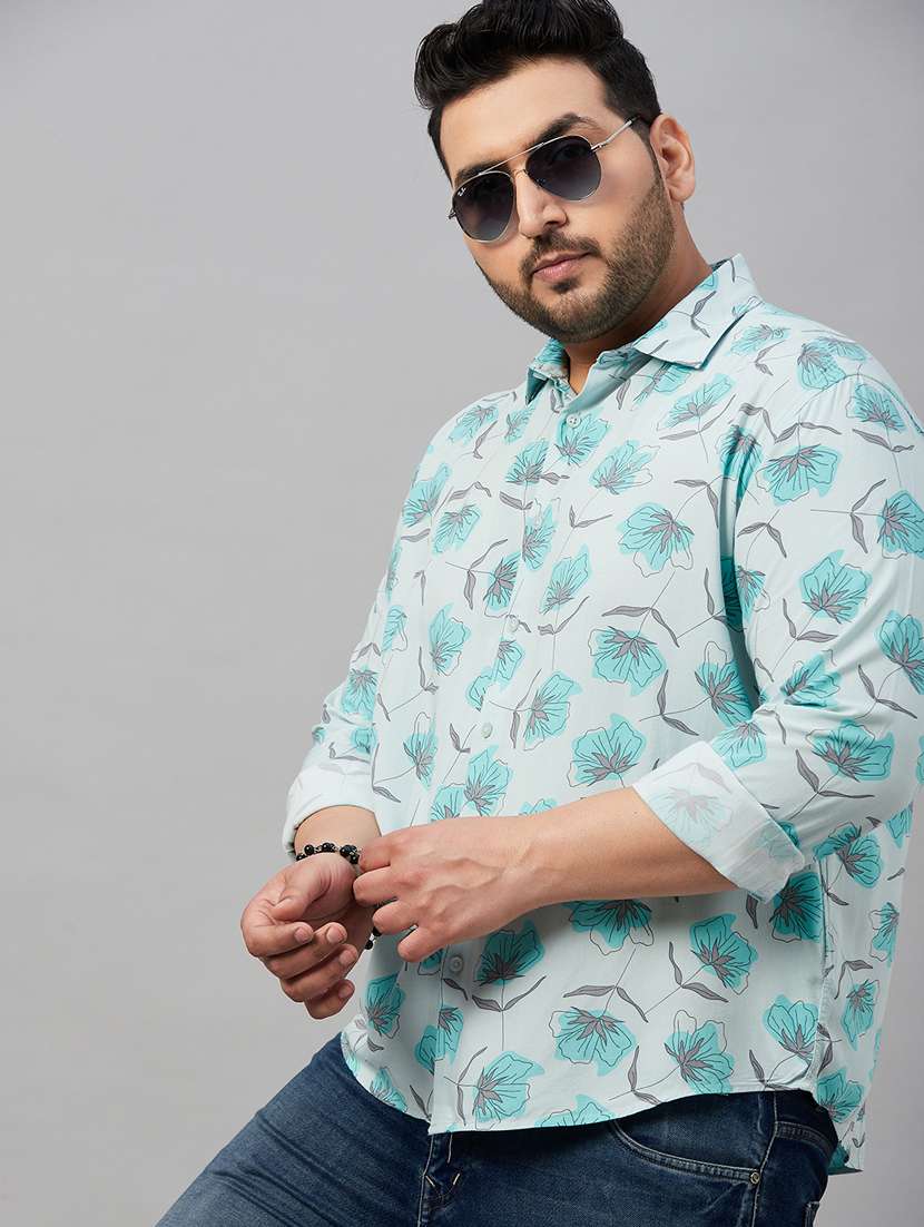 mens florals casual shirt - 19482875 -  Standard Image - 4