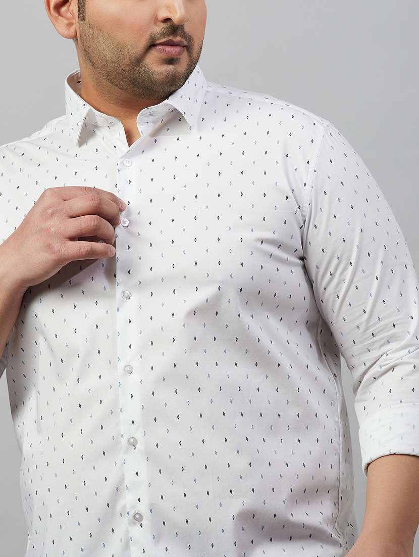mens micro print casual shirt - 19482888 -  Standard Image - 6