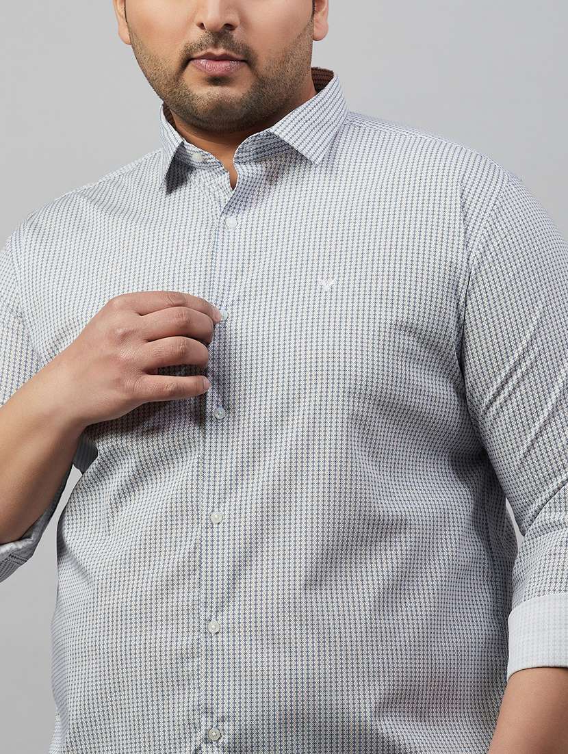 mens micro print casual shirt - 19482899 -  Standard Image - 6