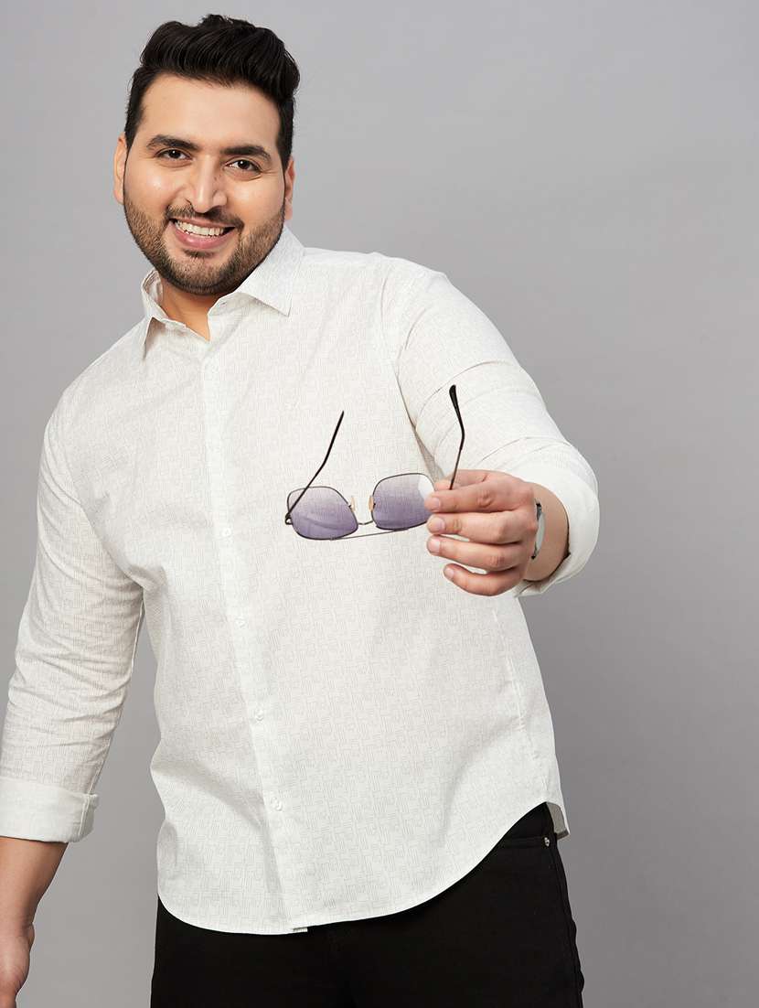 mens self design casual shirt - 19482908 -  Standard Image - 4