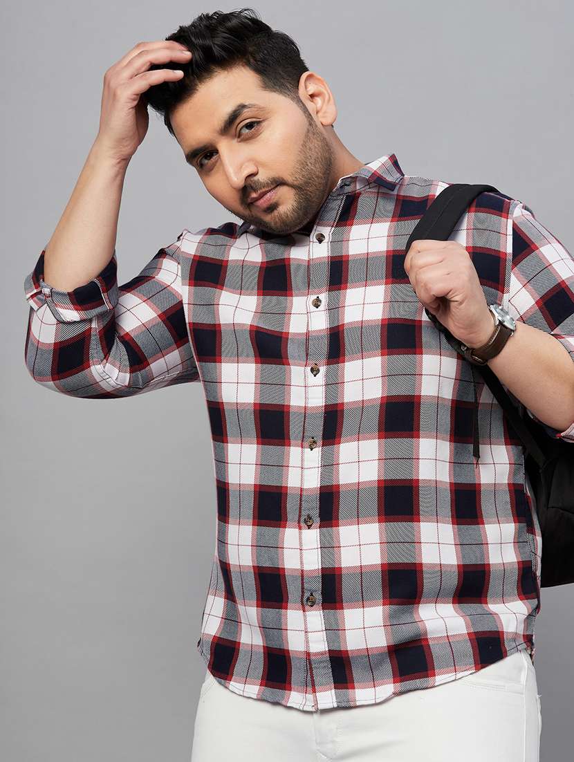 mens checks casual shirt - 19482922 -  Standard Image - 4