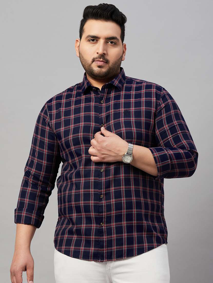mens checks casual shirt - 19482929 -  Zoom Image - 0