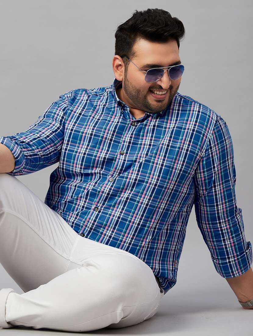 mens checks casual shirt - 19482932 -  Standard Image - 4