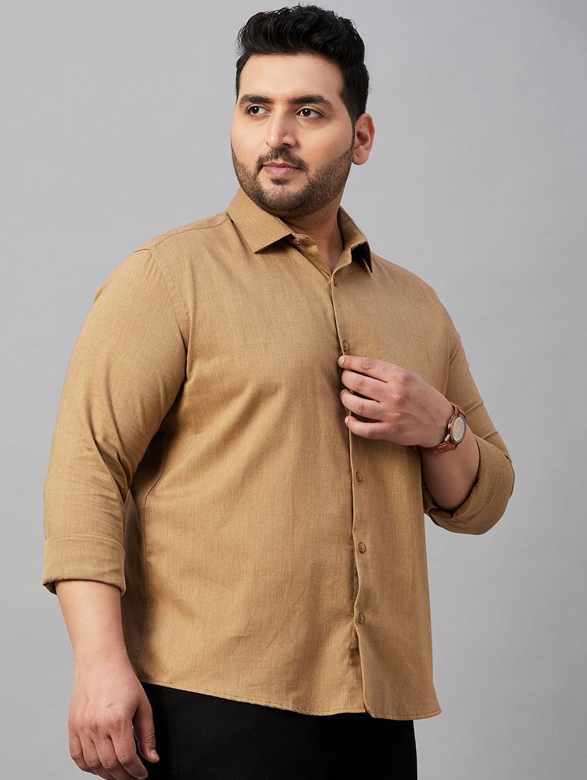mens solid casual shirt - 19482960 - Standard Image - 1