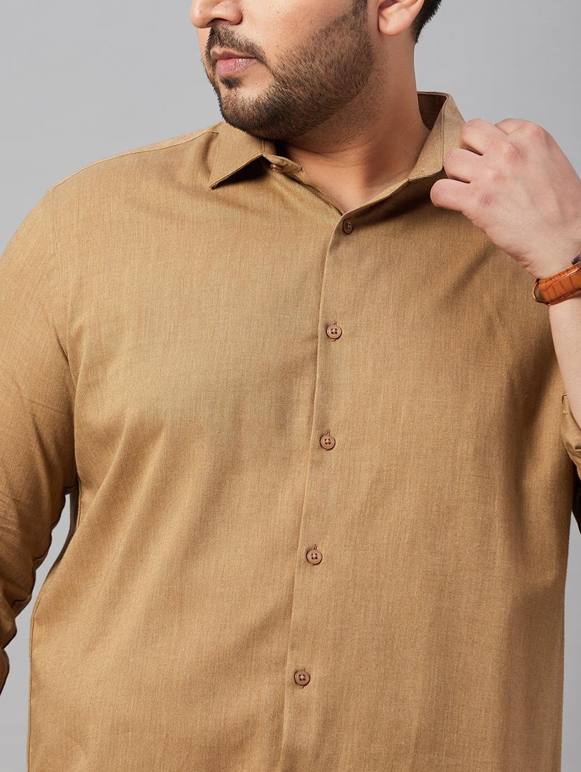 mens solid casual shirt - 19482960 - Standard Image - 6