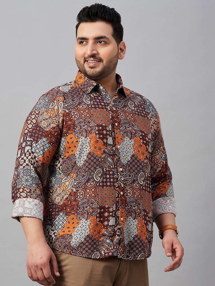 mens printed casual shirt - 19482976 -  Standard Image - 1