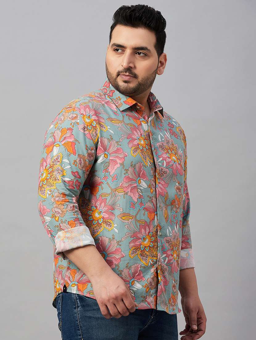 mens florals casual shirt - 19482978 -  Standard Image - 1