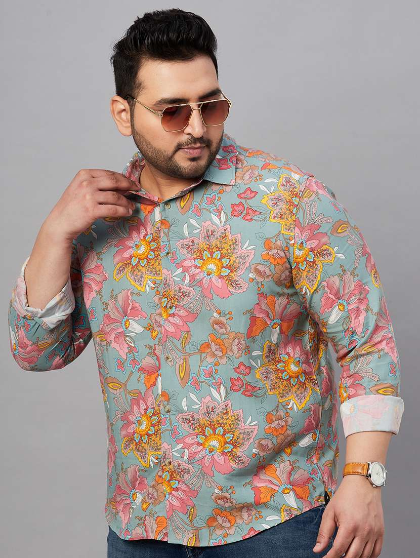 mens florals casual shirt - 19482978 -  Standard Image - 4