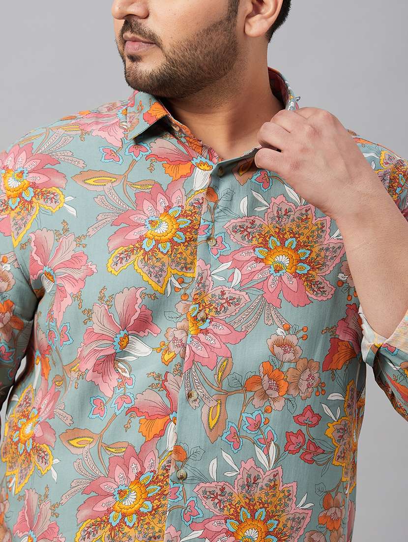 mens florals casual shirt - 19482978 -  Standard Image - 6