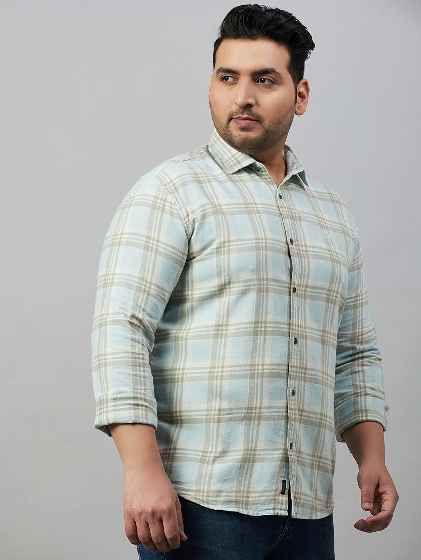 mens checks casual shirt - 19482983 -  Standard Image - 1