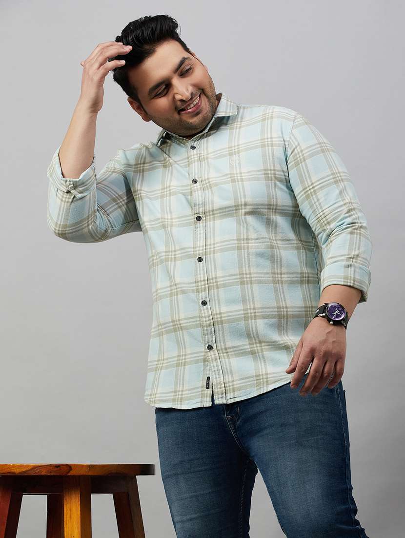 mens checks casual shirt - 19482983 -  Standard Image - 4