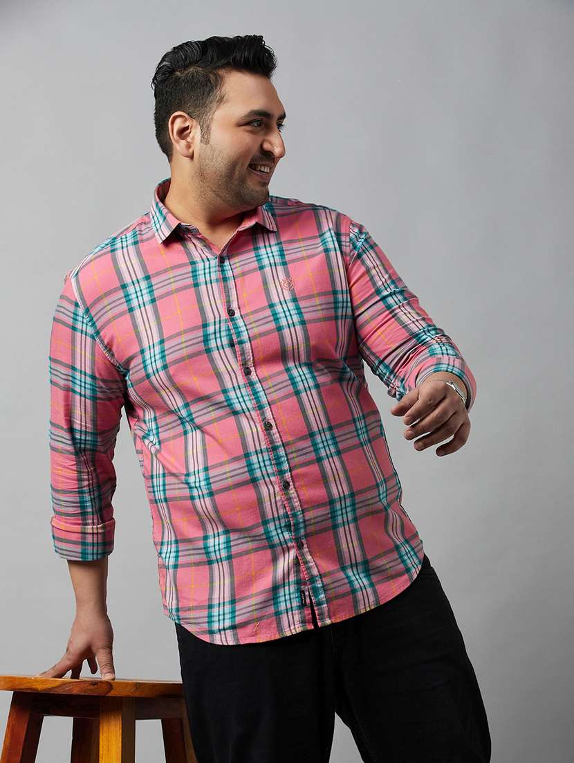 mens checks casual shirt - 19482984 -  Standard Image - 4