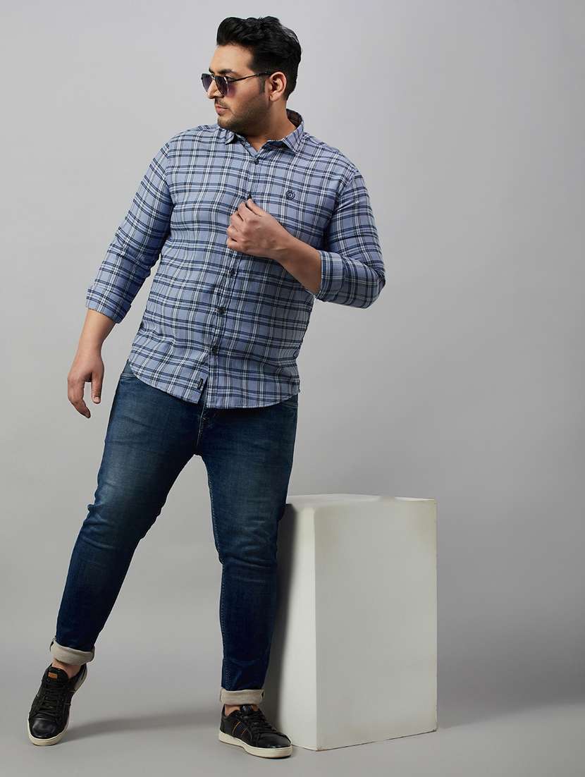 mens checks casual shirt - 19482992 -  Standard Image - 4