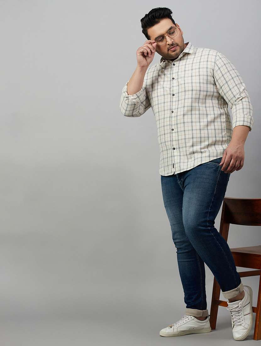 mens checks casual shirt - 19482994 -  Standard Image - 4