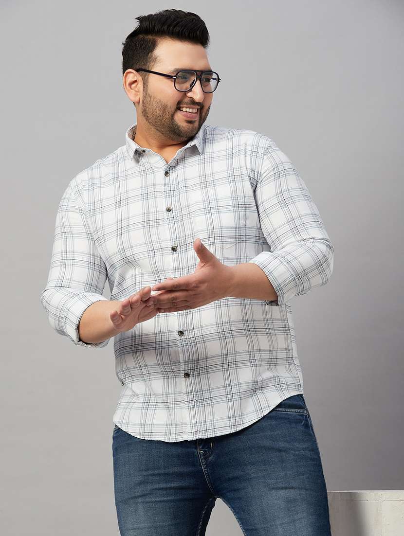 mens checks casual shirt - 19482996 -  Standard Image - 4