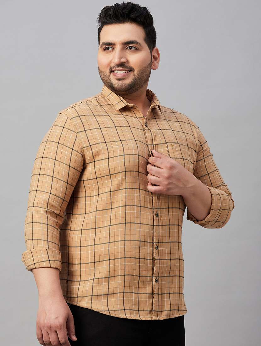 mens checks casual shirt - 19483004 -  Standard Image - 1