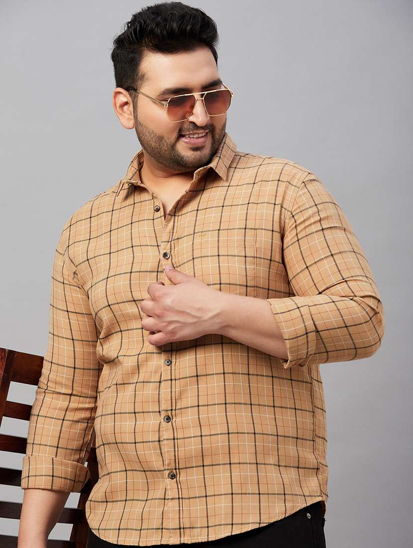 mens checks casual shirt - 19483004 -  Standard Image - 4