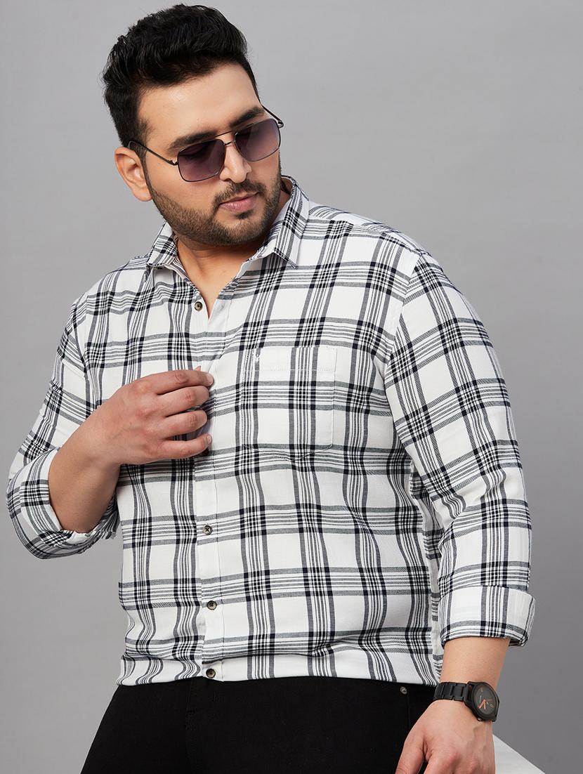 mens checks casual shirt - 19483018 - Standard Image - 4