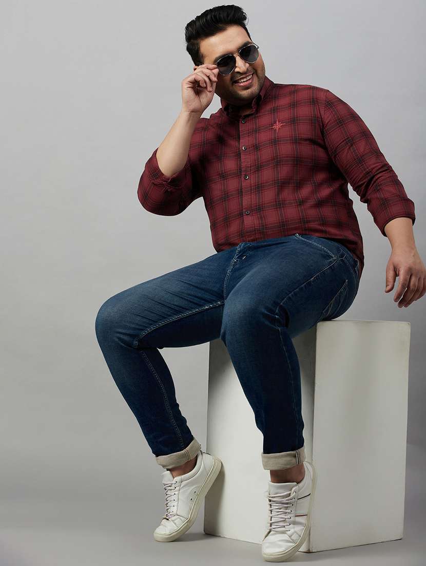 mens checks casual shirt - 19483024 -  Standard Image - 4