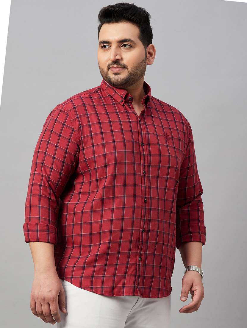 mens checks casual shirt - 19483027 -  Standard Image - 1