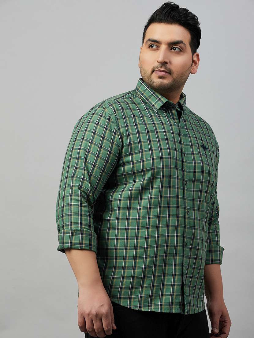 mens checks casual shirt - 19483034 -  Standard Image - 1