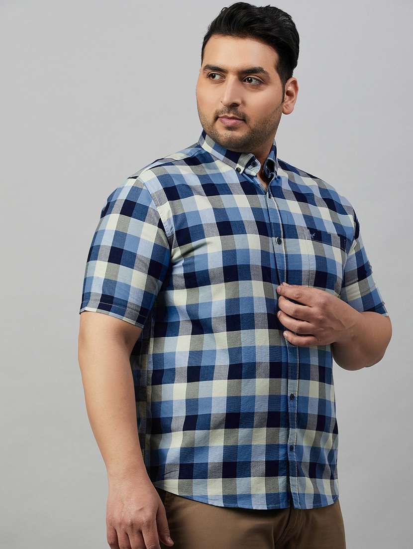 mens checks casual shirt - 19483038 -  Standard Image - 1