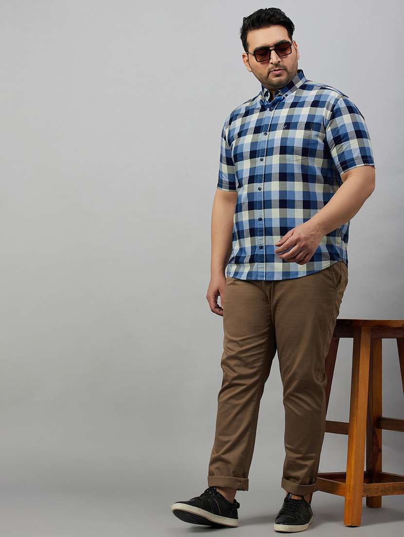 mens checks casual shirt - 19483038 -  Standard Image - 4