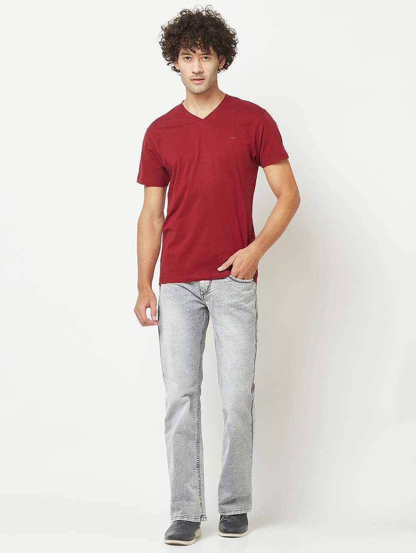 grey light washed denim jean - 19483286 - Standard Image - 4