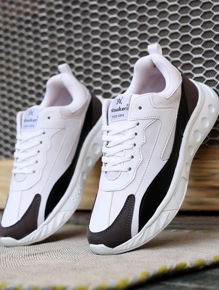 grey patent leather lace up sneakers - 19483478 - Standard Image - 4