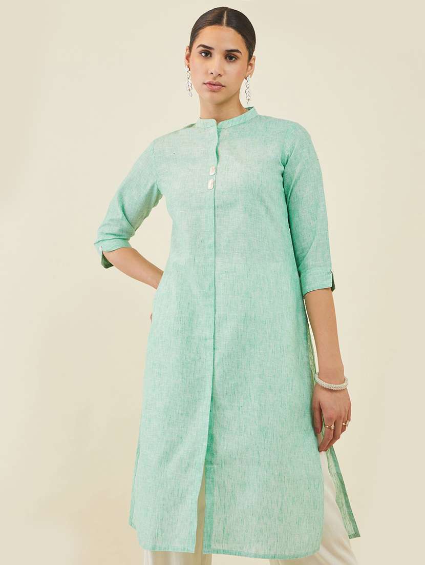women's front slit kurta