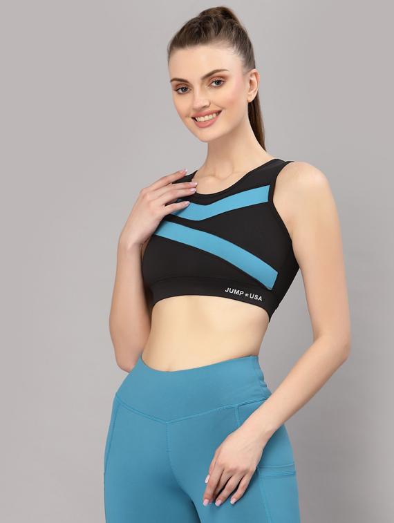 multi coloured sports bra - 19486883 - Standard Image - 1
