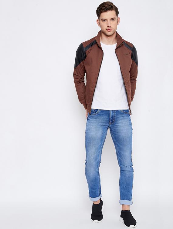 men stand collar casual jacket - 19486914 - Standard Image - 4