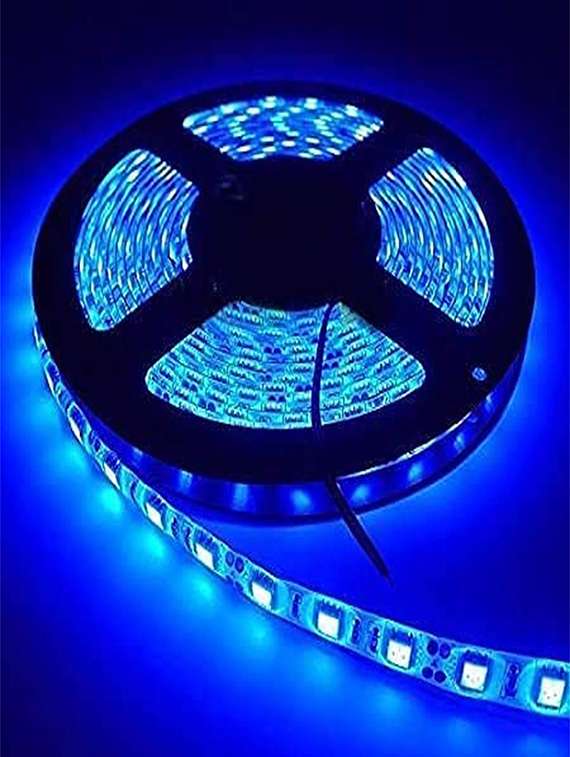 rsct blue 4 m fall led strip ceiling light for decorations with adapter