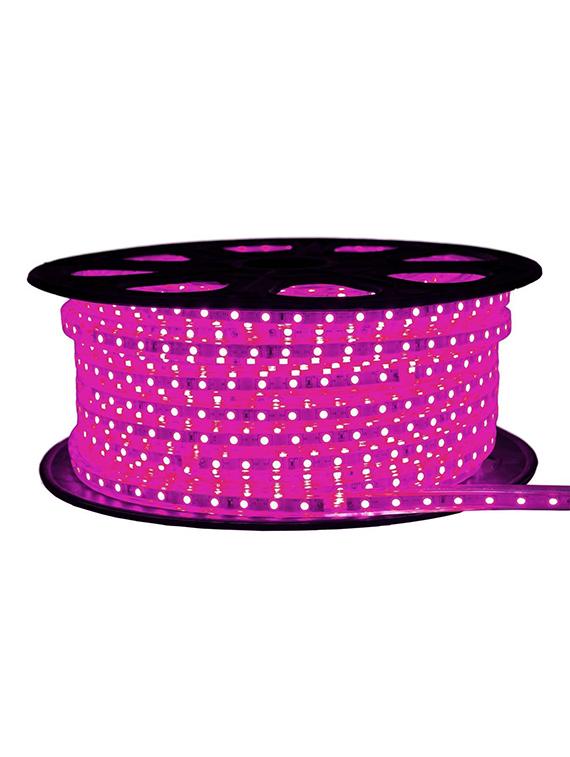 rsct pink 20 m led decorative ceiling rope light with adapter