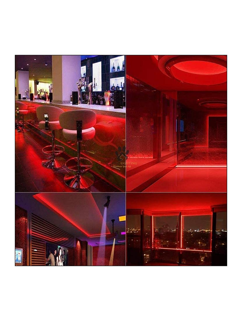 rsct red 4 m led fall ceiling light for decorations with adapter - 19487053 -  Standard Image - 1