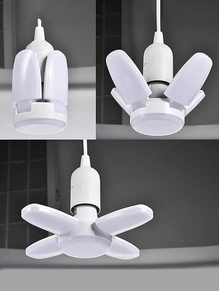 rsct white led b22 foldable 4 leaf fan ceiling light with angle adjustable 25w ac 160 - 265 v - 19487108 - Standard Image - 1