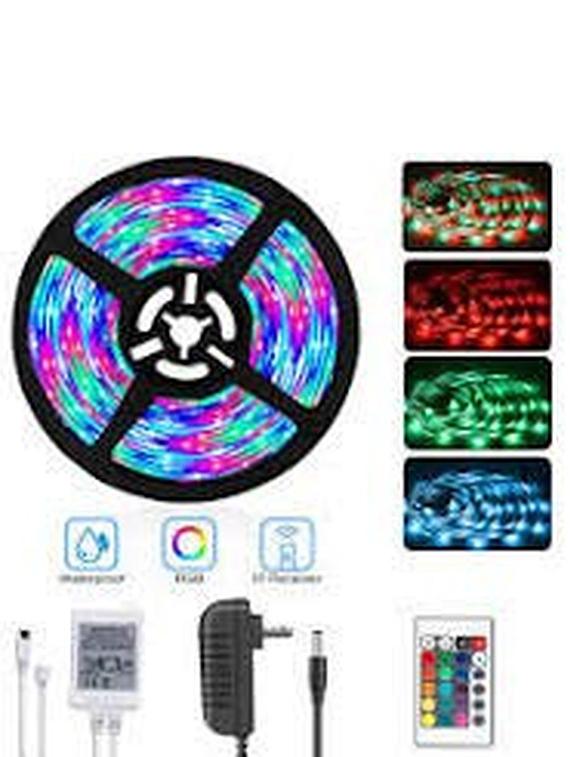rsct plastic battery powered colour changing and water resistant 25 v multi led strip light - 19487373 -  Standard Image - 1