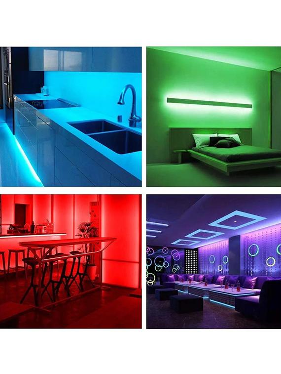 rsct smart wi-fi rgb 300 led rope strip light compatible with alexa google assistant, app control (5 m) - 19487535 - Standard Image - 4