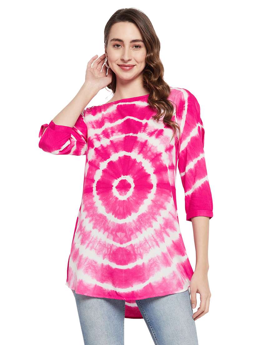 women tie dyed tunic