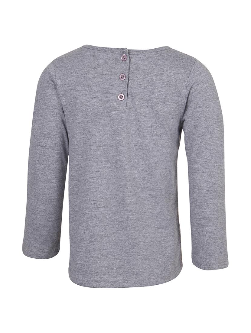 grey cotton self designed regular tee - 19488899 - Standard Image - 1