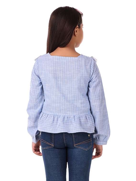 girls square neck top - 19488909 -  Standard Image - 1