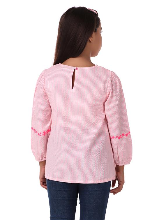girls round neck top - 19488910 - Standard Image - 1
