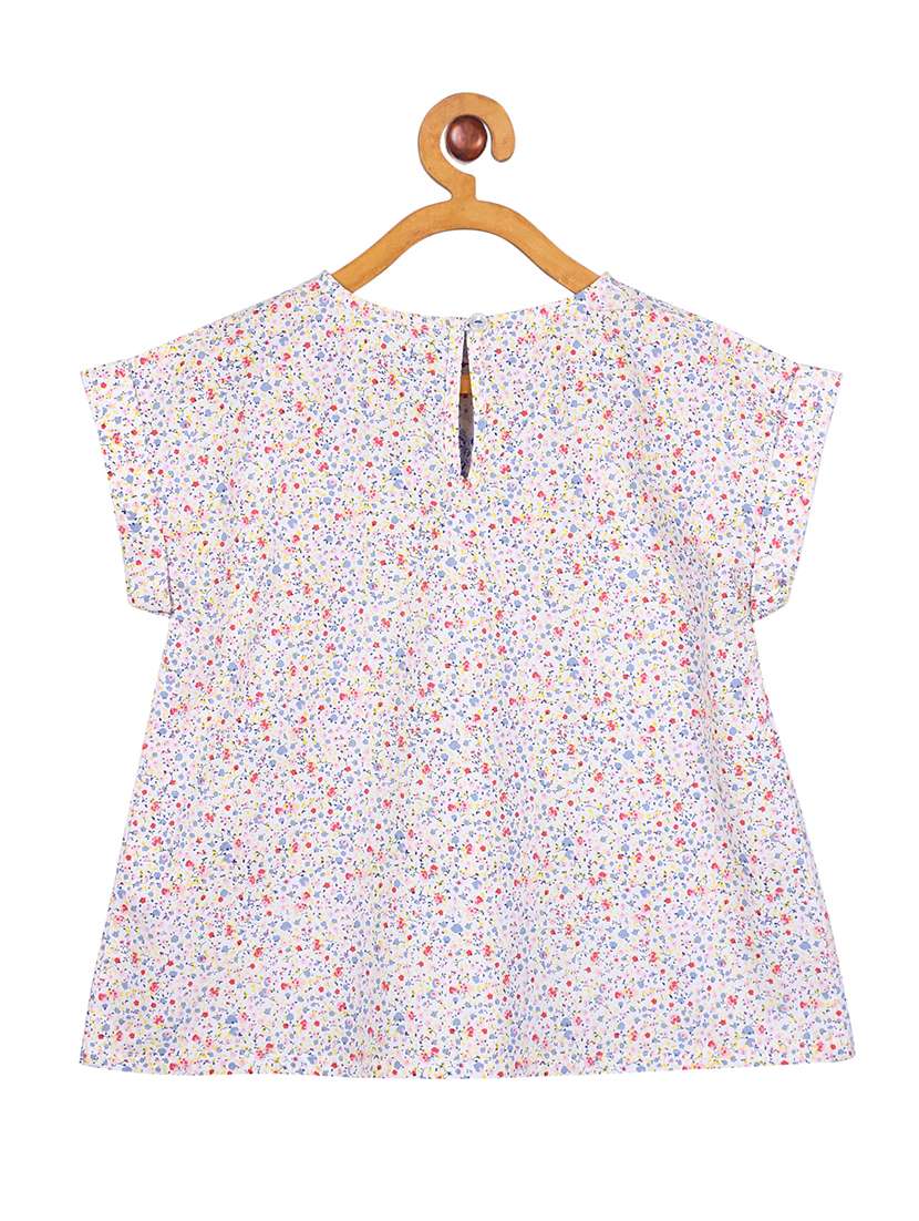 girls round neck top - 19488928 - Standard Image - 1