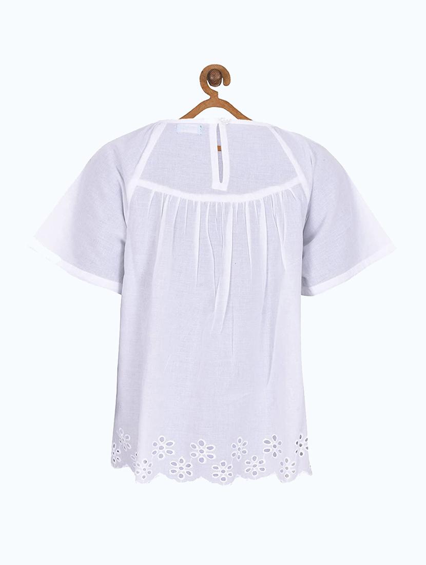 girls round neck top - 19488948 - Standard Image - 1