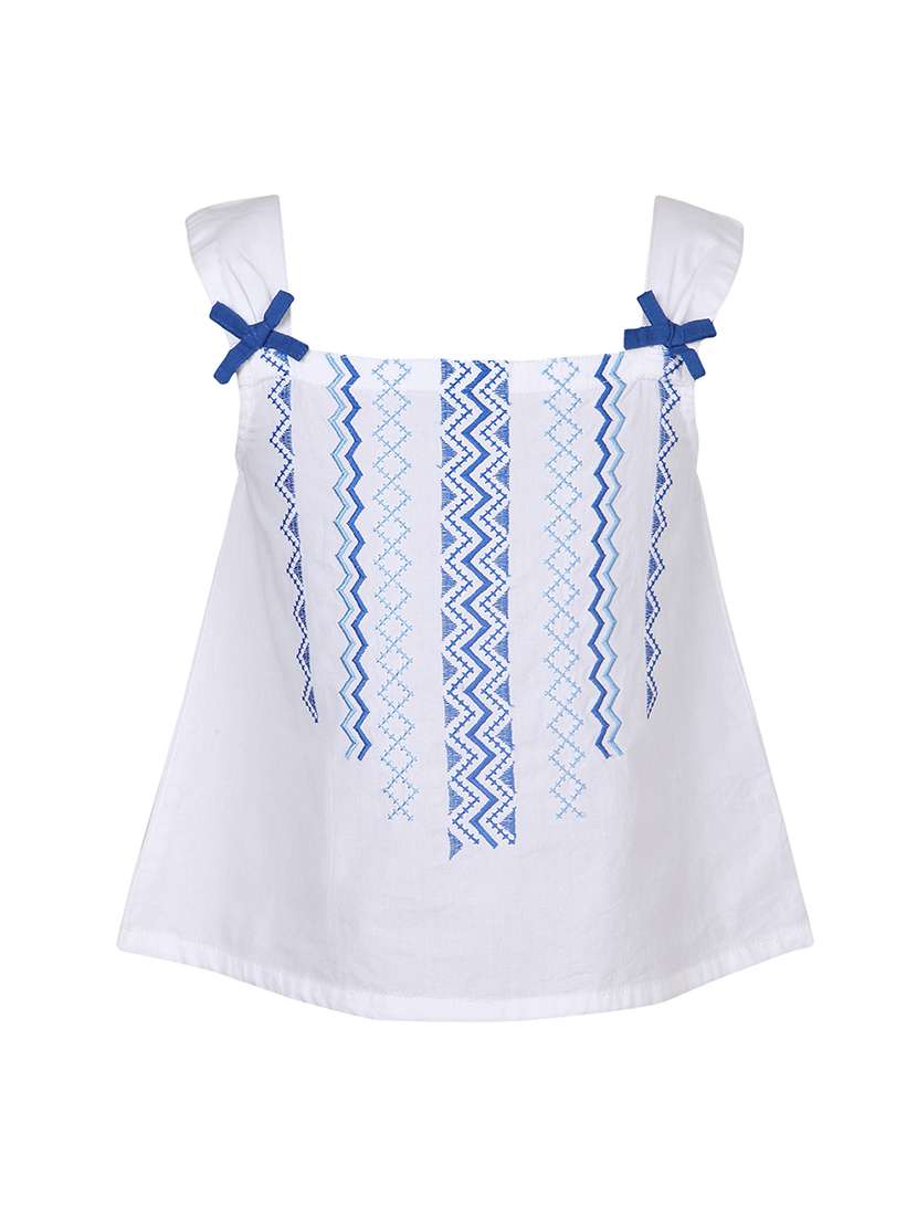 girls square neck top