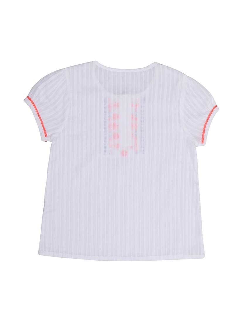 white self design top - 19488964 -  Standard Image - 1
