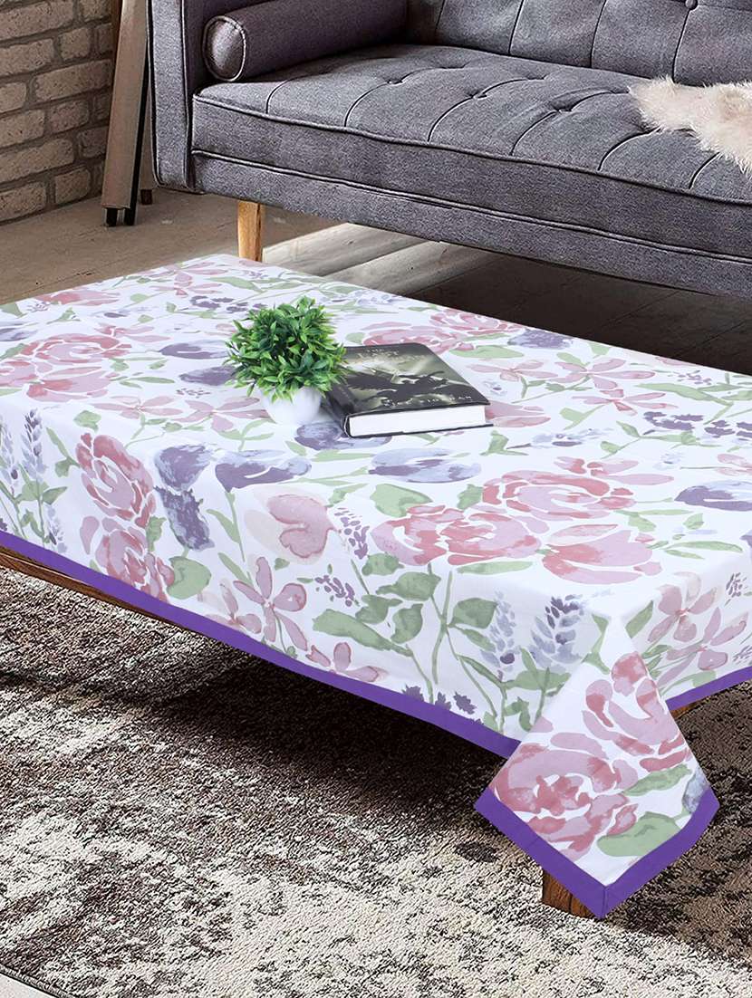 texstylers cotton 4 seater 40 x 60 inch rectangular jaipuri center table cloth