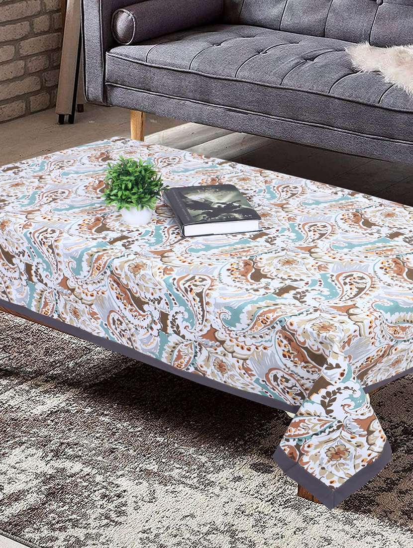 texstylers cotton 4 seater 40 x 60 inch rectangular jaipuri center table cloth