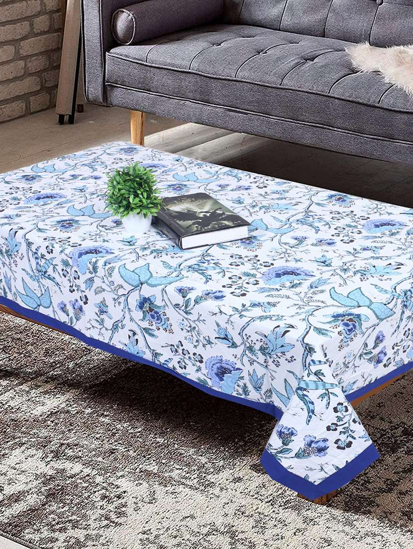 texstylers cotton 4 seater 40 x 60 inch rectangular jaipuri center table cloth
